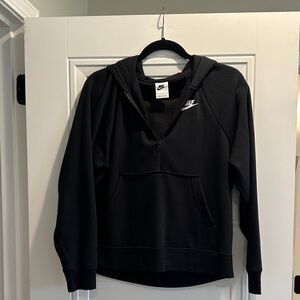 Nike Black Half-Zip Pullover Hoodie